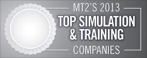 MT2 2013 Top Simulation and Training Company Banner